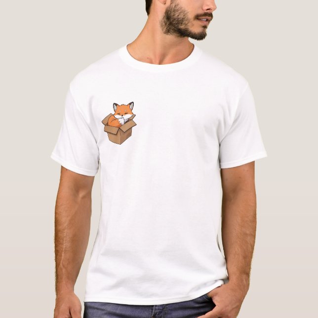 Boxed Fox Comfort T-Shirt (Front)