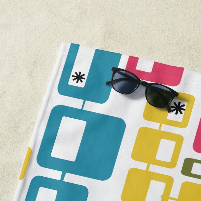 Boxed In  Beach Towel (In Situ)