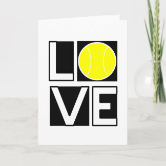 Boxed LOVE Tennis Card