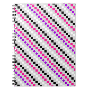 Boxed Stripe 2014 Spiral Notebook