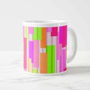 Boxed Stripe Large Coffee Mug