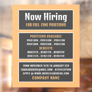Boxed Text, Job Vacancy Recruitment Advertising