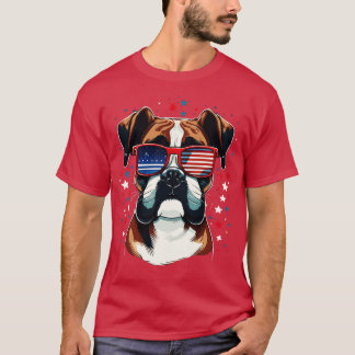 Boxer 4th of July 2 T-Shirt