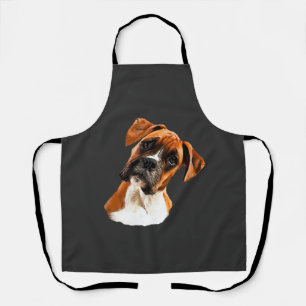 Boxer A Beautiful Boxer Head Tilt Classic T-Shirt Apron