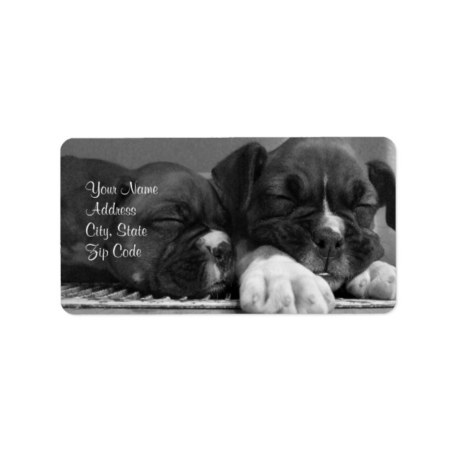 Boxer Address labels (Front)