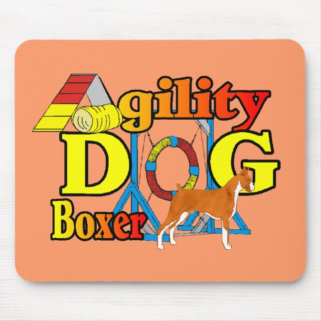 Boxer Agility Mouse Pad (Front)