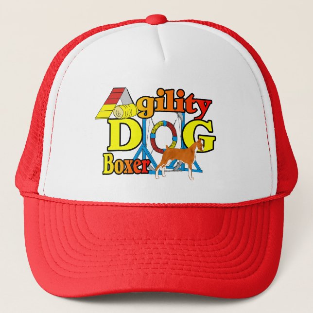 Boxer Agility Trucker Hat (Front)
