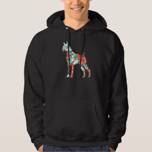Boxer Aloha Hawaiian Dog Hoodie