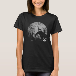 Boxer And Moon Halloween Tees Dog Quotes