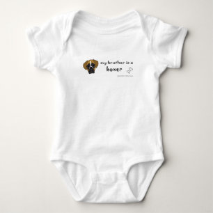 boxer baby bodysuit