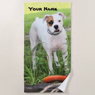 Boxer   beach towel