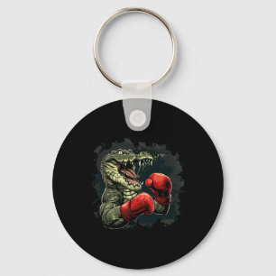 Boxer Bear With Boxing Gloves Kickboxing Funny Box Key Ring