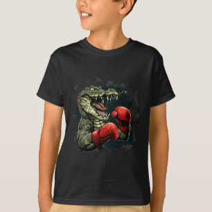 Boxer Bear With Boxing Gloves Kickboxing Funny Box T-Shirt