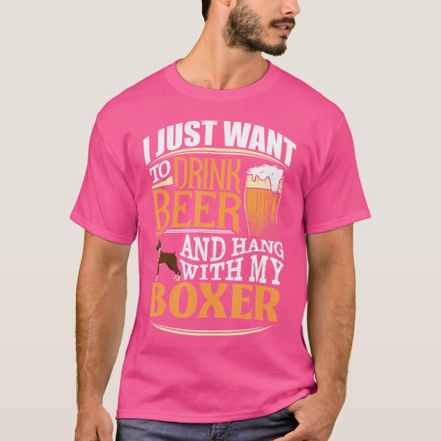 Boxer Beer T Shirt (Front)