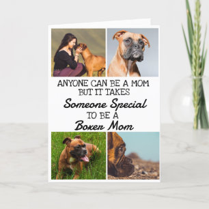 Boxer ...Best Mum Mother's Day Card