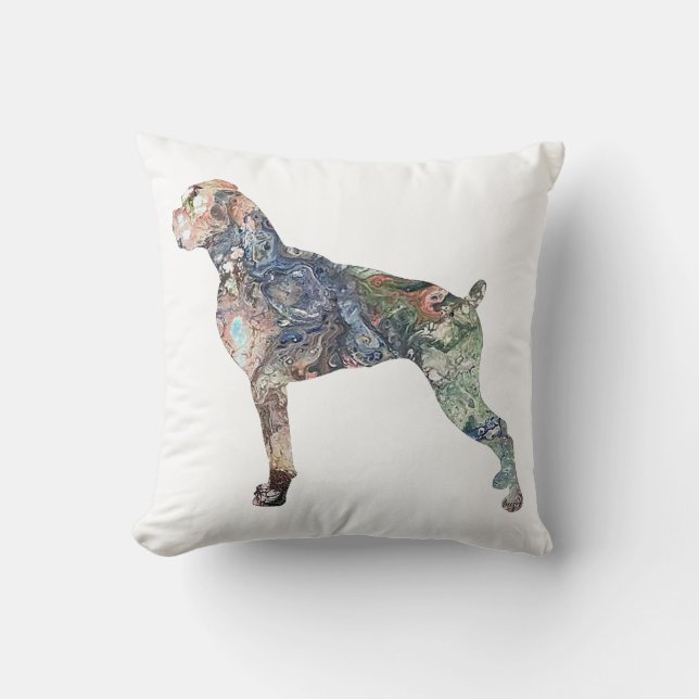 Boxer, Boxer Dog Cushion (Front)