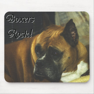 Boxer: Boxers Rock Mouse Pad