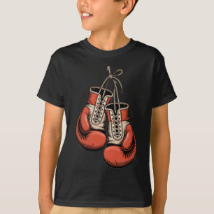 Boxer Boxing American Traditional Tattoo Art Flash T-Shirt