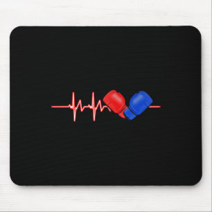 Boxer Boxing Martial Arts Player Martial Arts Hear Mouse Pad