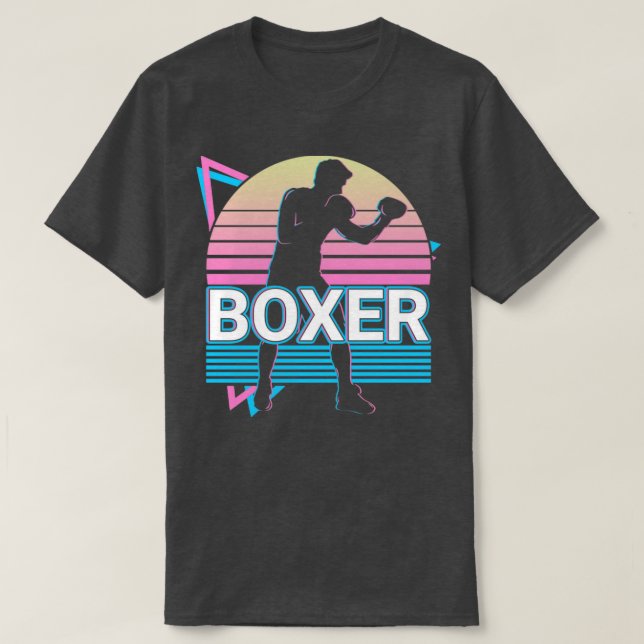 Boxer Boxing Retro Gift1 T-Shirt (Design Front)