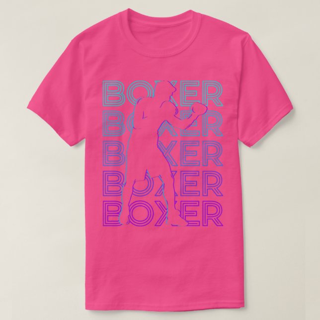 Boxer Boxing Retro Gift T-Shirt (Design Front)