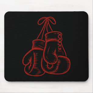 Boxer Boxing Ring Martial Art Sport Kickboxer Trai Mouse Pad