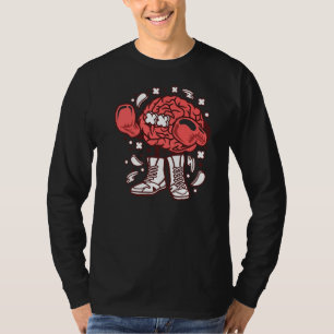 Boxer Brain Fighter Boxing With Gloves And Shoes M T-Shirt