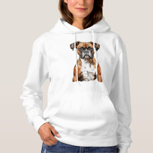 Boxer Buddies Cute Dog Designs for Loyal Boxer Hoodie