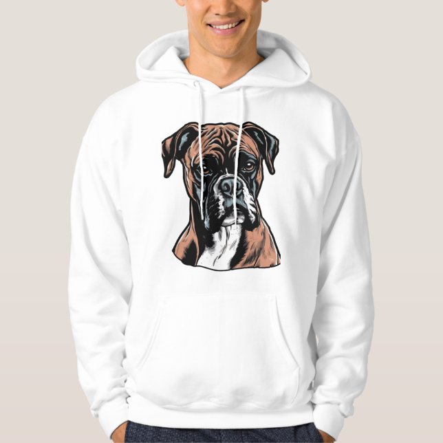 Boxer Buddy Humourous Protective Hoodie (Front)
