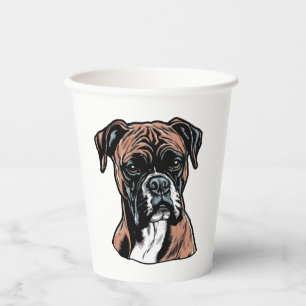 Boxer Buddy Humourous Protective Paper Cups