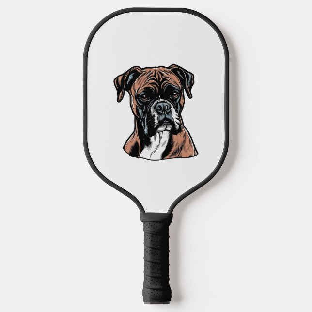 Boxer Buddy Humourous Protective Pickleball Paddle (Front)
