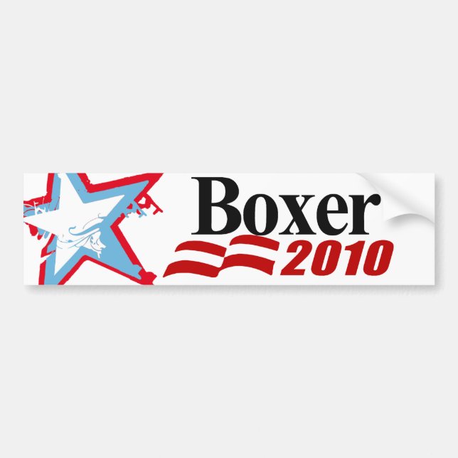 Boxer Bumper Sticker (Front)