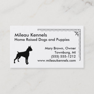 Boxer Business Card