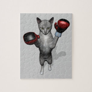 Boxer Cat Jigsaw Puzzle