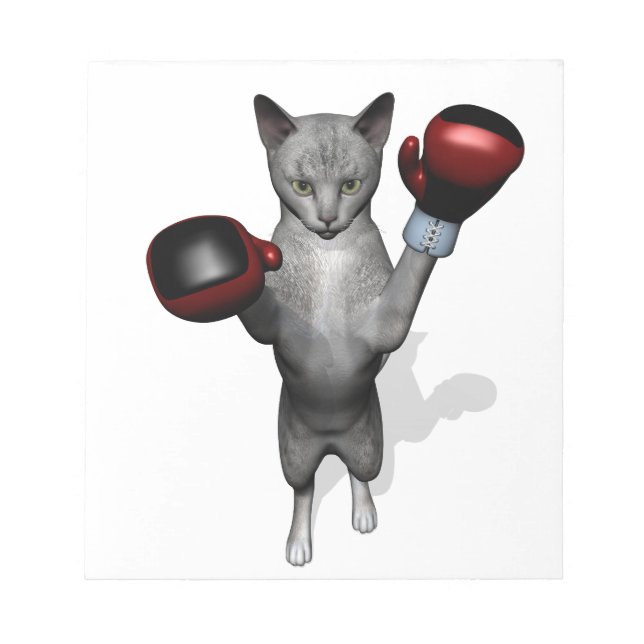 Boxer Cat Notepad (Front)