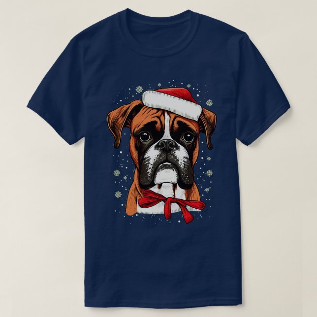 Boxer christmas 5 T-Shirt (Design Front)