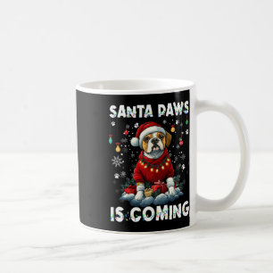 Boxer Christmas Tree Lights Decorations Dog Lover Coffee Mug