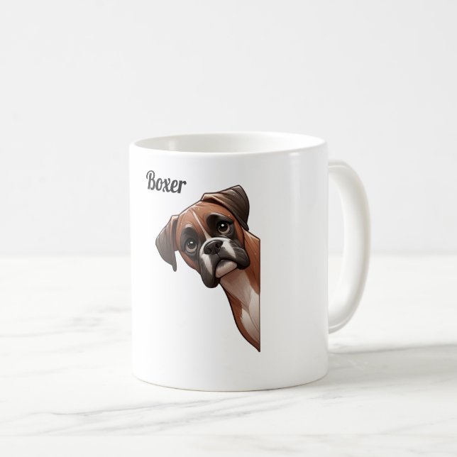 Boxer  coffee mug (Front Right)