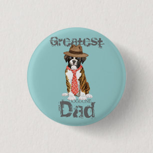 Boxer Dad 3 Cm Round Badge
