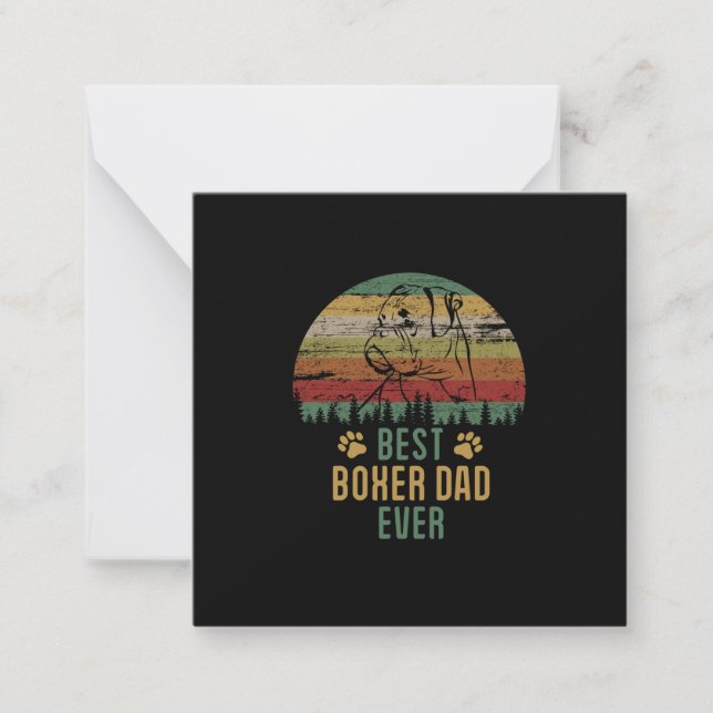 Boxer dad card (Front)