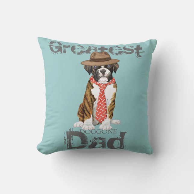 Boxer Dad Cushion (Front)