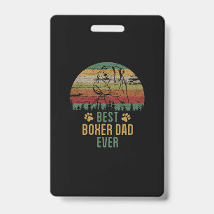 Boxer dad ID badge