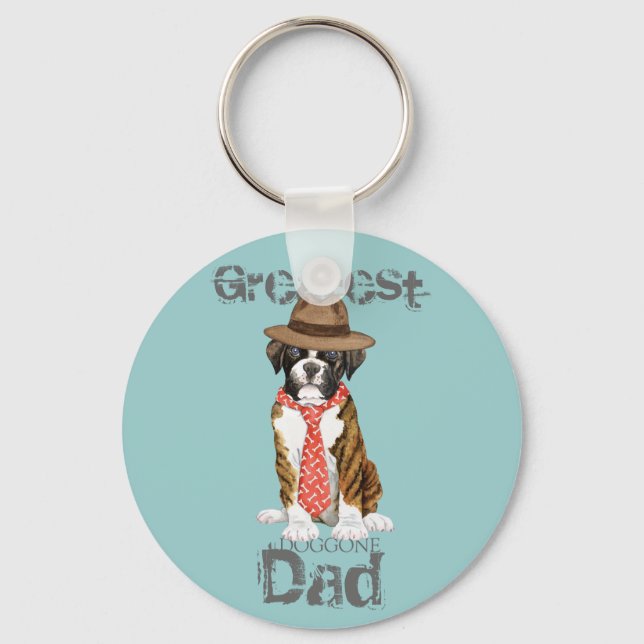 Boxer Dad Key Ring (Front)