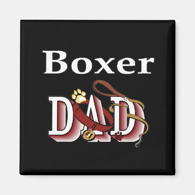 boxer dad Magnet (Front)