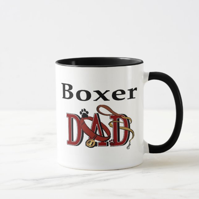 Boxer Dad Mug (Right)