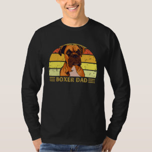 Boxer Dad Retro Boxer Dog Owner Boxer  Vintage T-Shirt