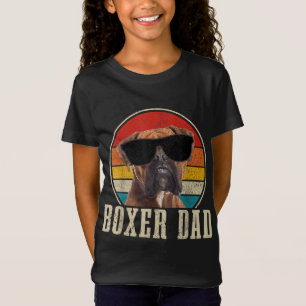Boxer Dad Vintage Funny Boxer Dog Owner T-Shirt