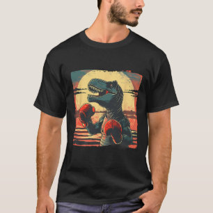 Boxer Dinosaur Boxing Dino Kickboxing T-rex Boxing T-Shirt