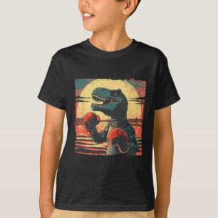 Boxer Dinosaur Boxing Dino Kickboxing T-rex Boxing T-Shirt