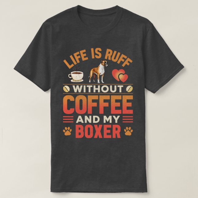 Boxer Dog 6 T-Shirt (Design Front)